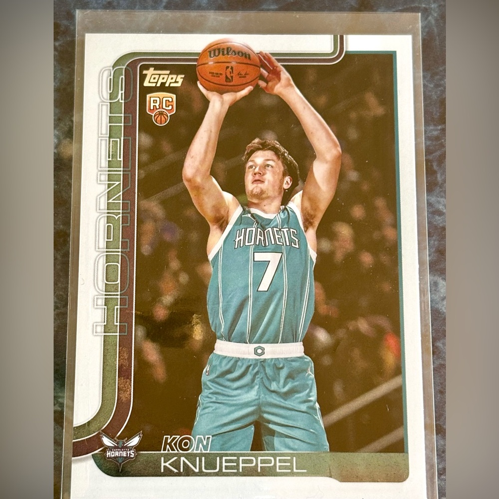 Kon Knueppel Basketball Card Rookie Card Topps